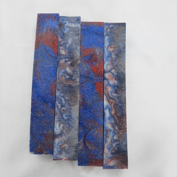 Diamond Painting Pen  - Patriotic Paint Glitter limited edition - Handmade Custom red, white blue handcrafted lathe acrylic