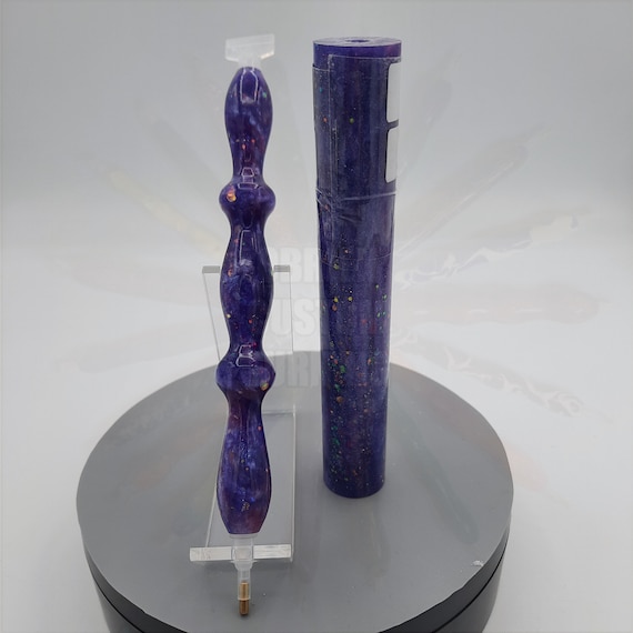Diamond Painting Pen  - Shades of purple Glitter - Handmade Custom handcrafted  lathe iridescent shimmer sparkle shiny