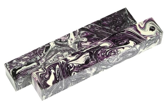 Diamond Painting Pen - Violet Phantom Limited Edition - handmade custom handcrafted lathe acrylic purple cream