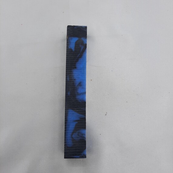 Diamond Painting Pen - Specter Alumilite Glow - Custom handmade handcrafted lathe acrylic black blue glow
