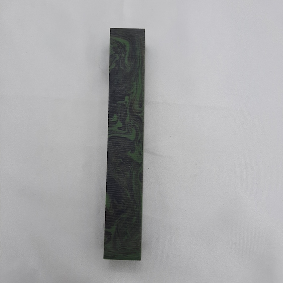 Diamond Painting Pen - Haunted House Lava Lamp - Handmade Custom green and brown handcrafted lathe acrylic