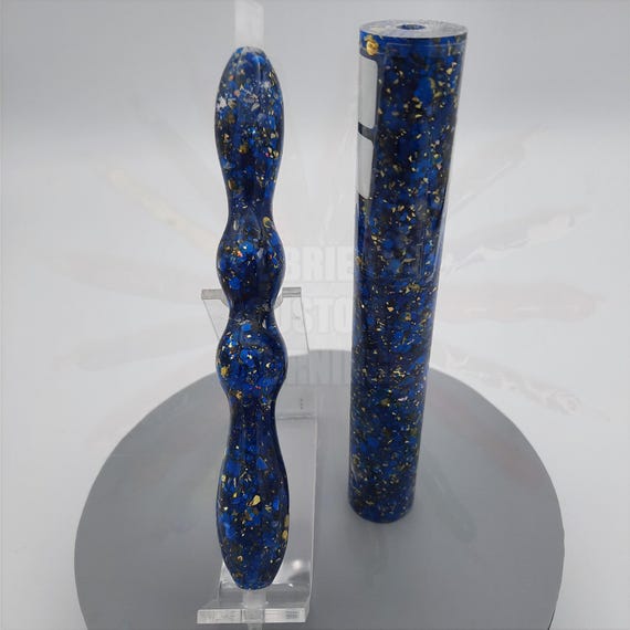 Diamond Painting Pen  - Admiral Glitters & Gold - handmade custom handcrafted lathe acrylic glitter sparkle shiny shimmer