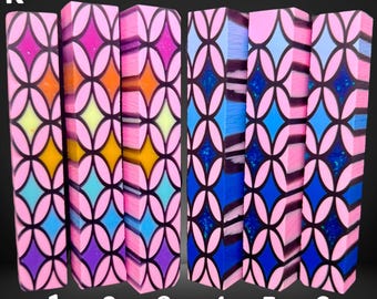 Diamond Painting Pen - Block R - handmade custom handcrafted lathe acrylic  Castaway Creations