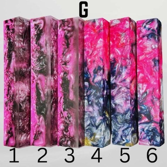 Diamond Painting Pen - Block G - handmade custom handcrafted lathe acrylic - Castaway Creations