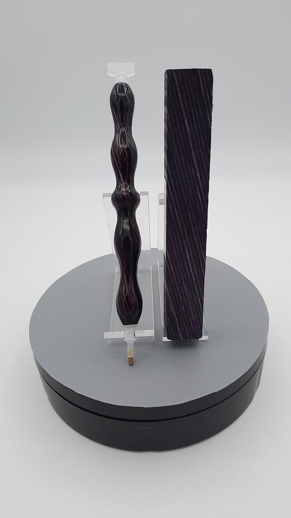 Diamond Painting Pen - Color Grain Tahoe Purple - Handmade Custom handcrafted lathe wood hardwood laminate veneer