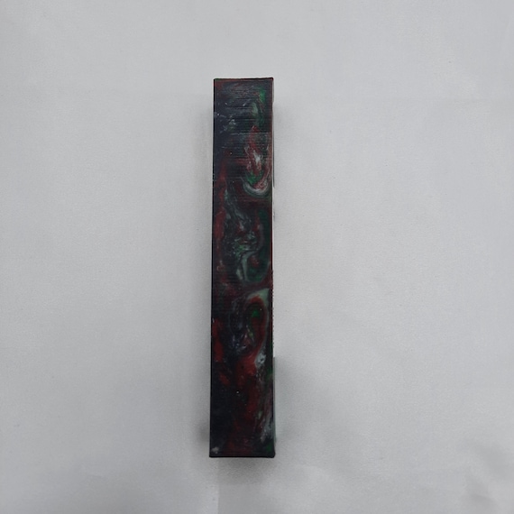Diamond Painting Pen - Venus Flytrap Glitter Swirl - handmade custom handcrafted lathe acrylic green red