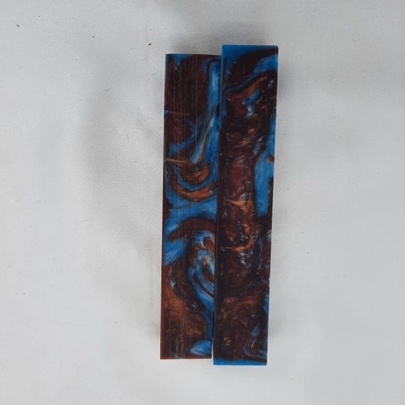 Diamond Painting Pen - Stingray - handmade custom handcrafted lathe acrylic brown blue