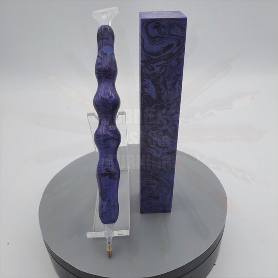 Diamond Painting Pen - Shades of Purple limited edition - Handmade Custom handcrafted lathe acrylic purple lavender violet