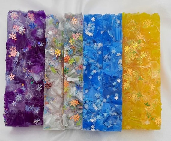Diamond Painting Pen - Jingle Drills event exclusive - handmade custom handcrafted lathe acrylic snowflake; purple, white, blue or yellow