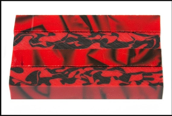 Diamond Painting Pen - Tech Pride - Custom handmade handcrafted lathe acrylic red black sports team college