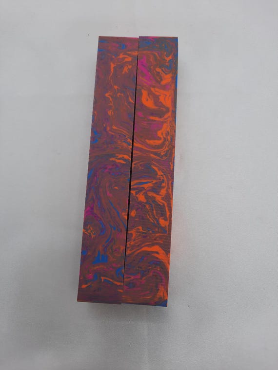 Diamond Painting Pen - Crazy Waves Limited Edition  - handmade custom handcrafted lathe acrylic pink orange