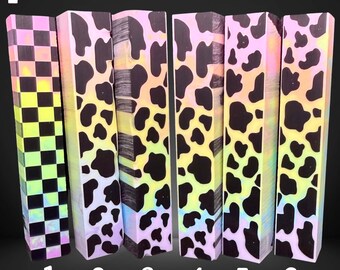 Diamond Painting Pen - Block I - handmade custom handcrafted lathe acrylic pastel - Castaway Creations