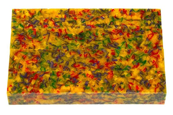 Diamond Painting Pen - Monet Yellow Limited edition - Handmade Custom handcrafted lathe acrylic Rainbow