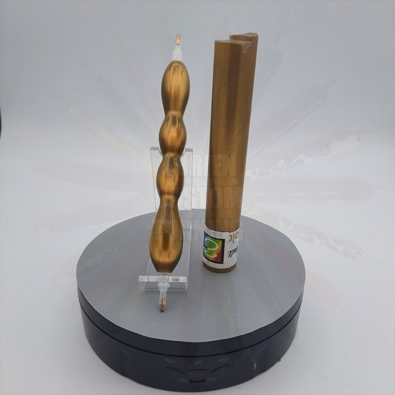 Diamond Painting Pen - metallic gold - Handmade Custom handcrafted lathe shiny