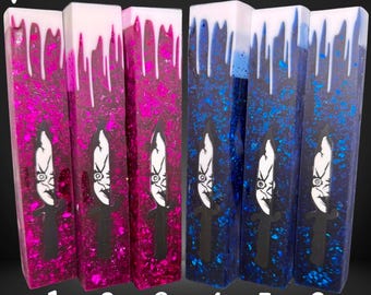 Diamond Painting Pen - Block V - handmade custom handcrafted lathe acrylic  Castaway Creations