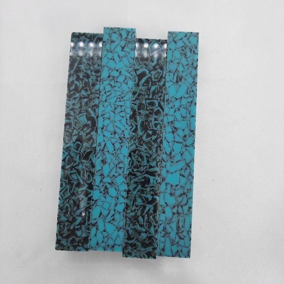 Diamond Painting Pen - Southwest Green (Marble Acrylic Black veins over Turquoise) - Handmade Custom handcrafted lathe