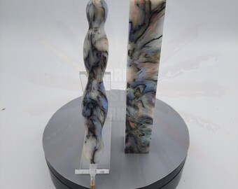 Diamond Painting Pen  - Mother of Pearl - Handmade Custom handcrafted lathe acrylic abalone