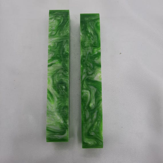 Diamond Painting Pen - Kiwi Coconut - Handmade Custom handcrafted  lathe green white