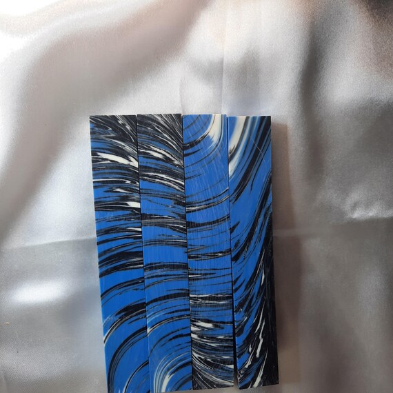 Diamond Painting Pen - Sonic Boom - Handmade Custom handcrafted  lathe Blue, black, white