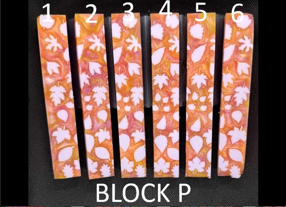 Diamond Painting Pen - Block P - handmade custom handcrafted lathe acrylic Fall Leaves Trees Autumn - Castaway Creations