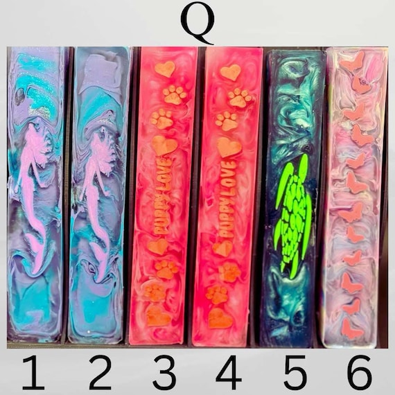 Diamond Painting Pen - Block Q - handmade custom handcrafted lathe acrylic - Castaway Creations
