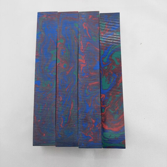 Diamond Painting Pen - Circus Color Explosion - Handmade Custom red, green, blue handcrafted lathe acrylic