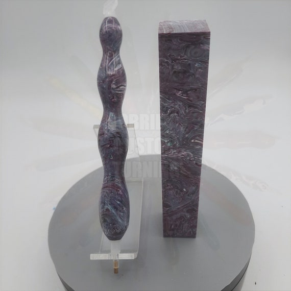 Diamond Painting Pen - Wild Orchid limited edition - Handmade Custom handcrafted lathe acrylic wine red green white