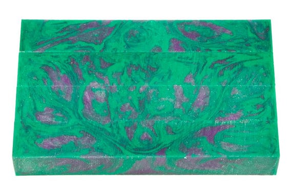 Diamond Painting Pen - Flora limited edition - Handmade Custom handcrafted lathe acrylic Purple Green