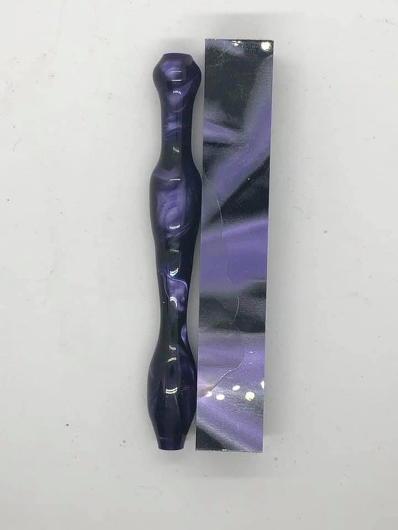 Diamond Painting Pen - Kirinite Purple Haze - Handmade Custom handcrafted  lathe acrylic