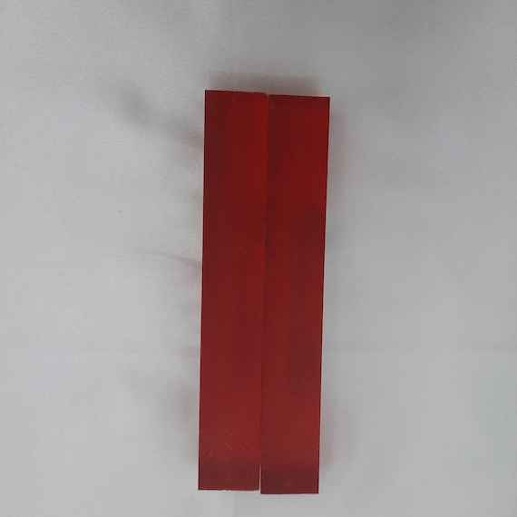 Diamond Painting Pen - Cherry Ice  - Handmade Custom handcrafted  lathe Red transparent clear see through