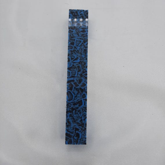 Diamond Painting Pen - Southwestern blue - Handmade Custom handcrafted  lathe marbled black