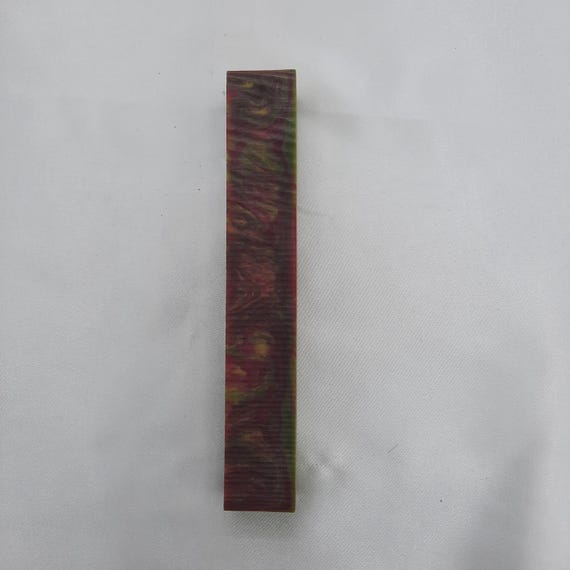 Diamond Painting Pen - Sangria Sunset Lava Lamp - Handmade Custom red and green handcrafted lathe acrylic