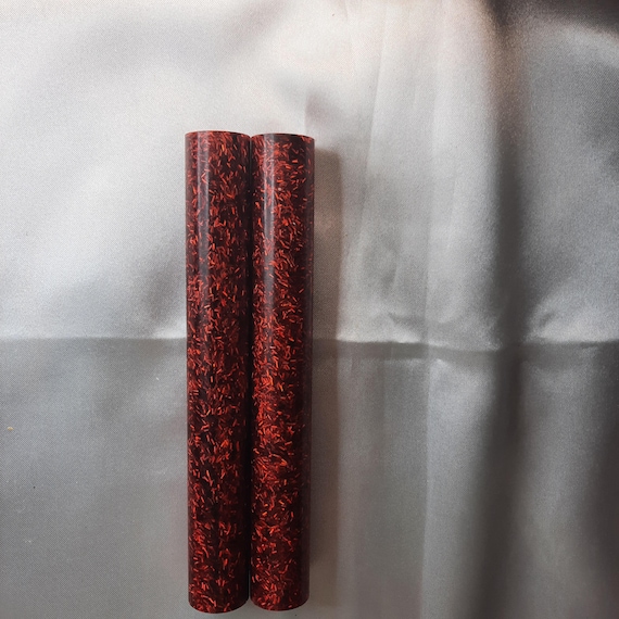 Diamond Painting Pen  - Holographic Red Glitter - Handmade Custom handcrafted  lathe sparkle shiny shimmer