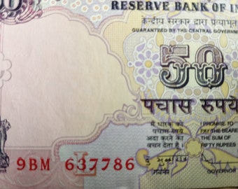 Fortune in Fifty: The 786 Charm – A Unique Indian Banknote