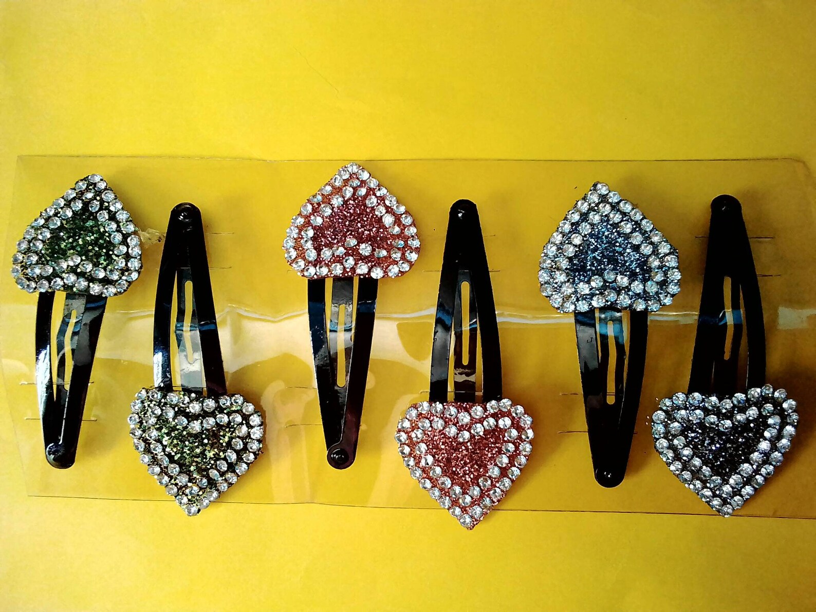 Beautiful colours hair clips for girls and women 3 pair Etsy