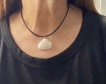 Shell choker, Shell necklace choker, Beach shell necklace choker, gift for her