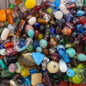 200 pieces Glass Bead Mix Czech Glass Bead Multiple Colors Many Sizes Bead Soup