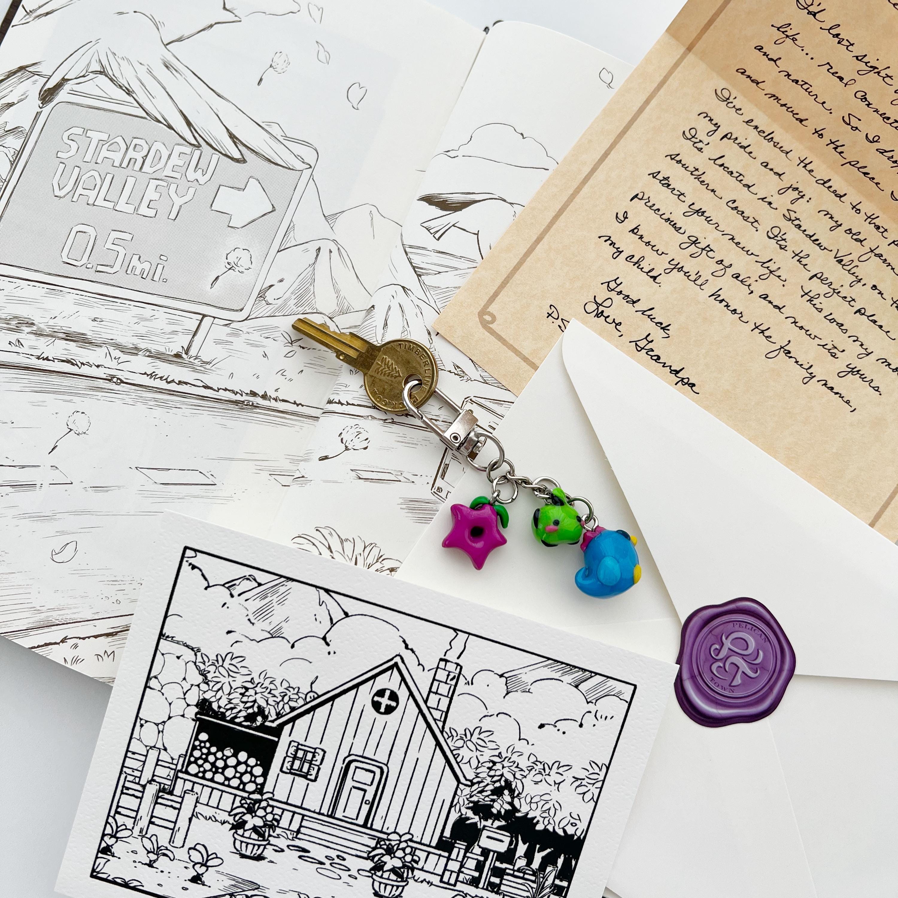Stardew Valley Iconic Items Keychain - Etsy