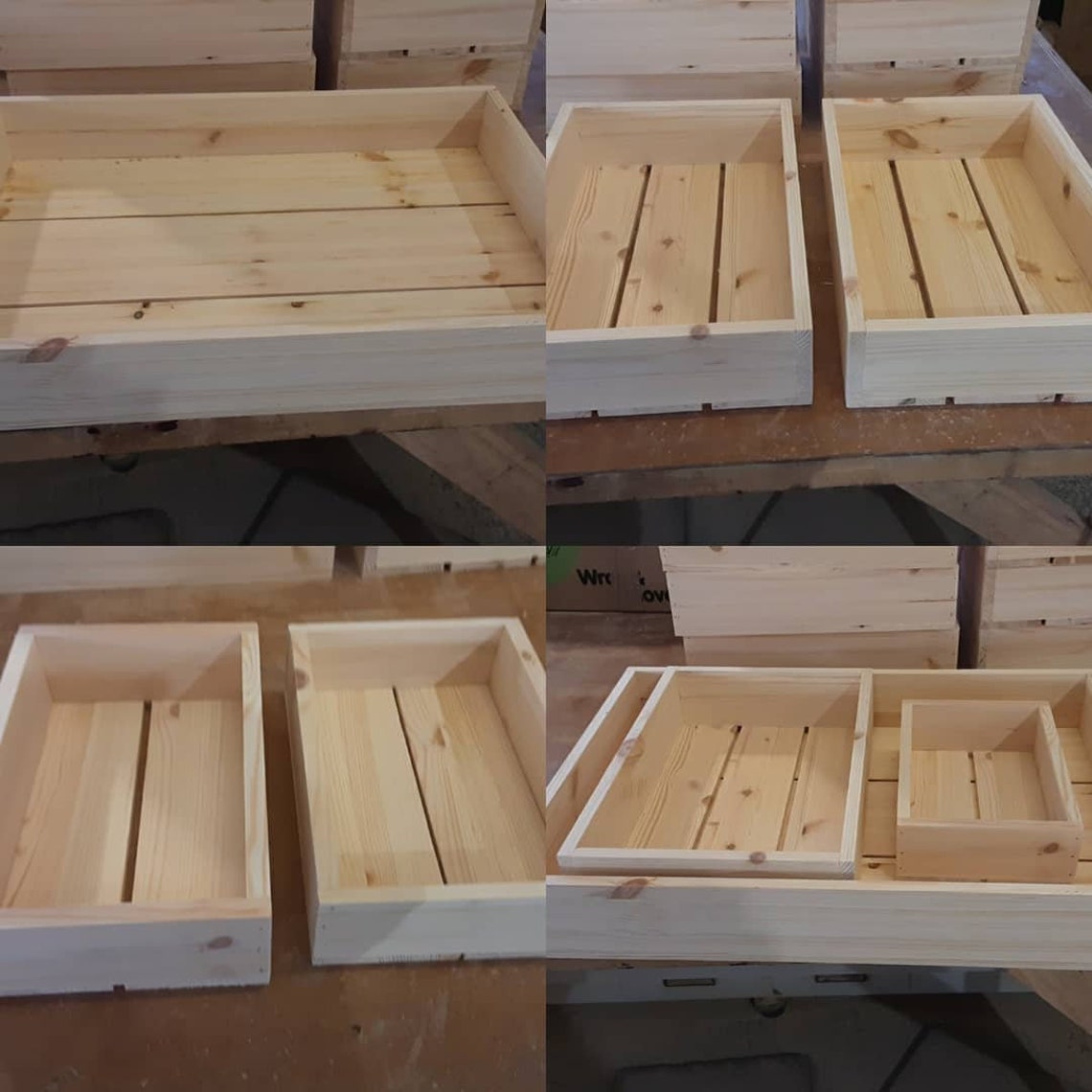 Wooden Seed Trays Etsy