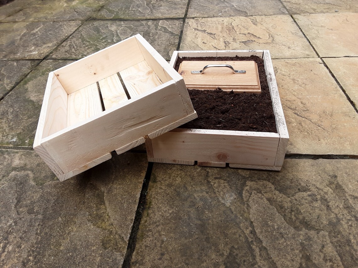 Wooden Seed Trays Etsy
