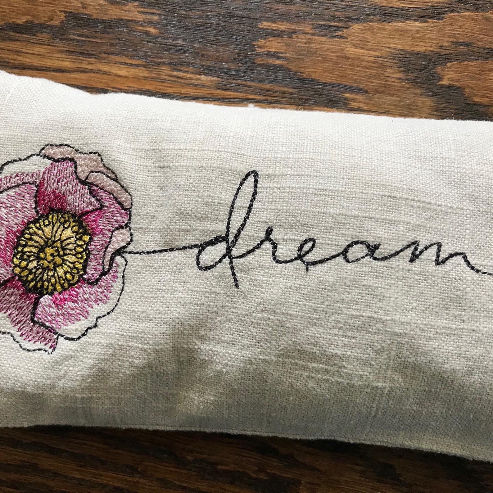 2 pack Lavender Eye Pillow with Embroidered Cover Etsy