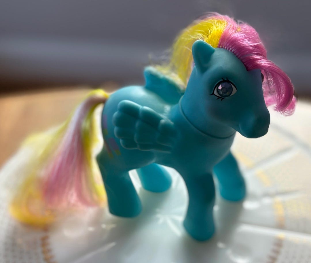 Vintage 1985 G1 My Little Pony Sweet Stuff Pegasus Twinkle Eyed Hasbro ...