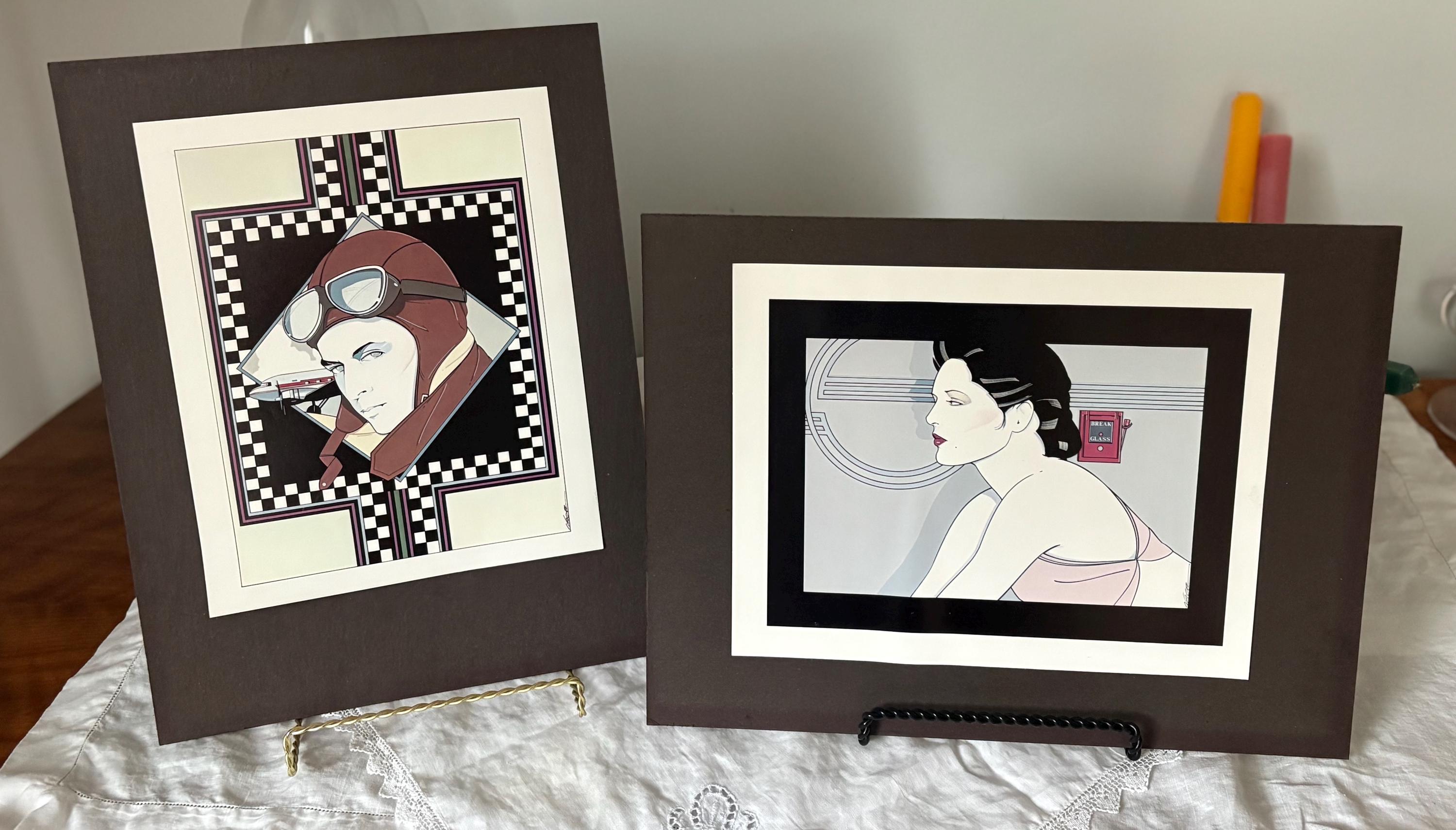専用】80s Patrick Nagel アートワーク フレーム付き 絵画