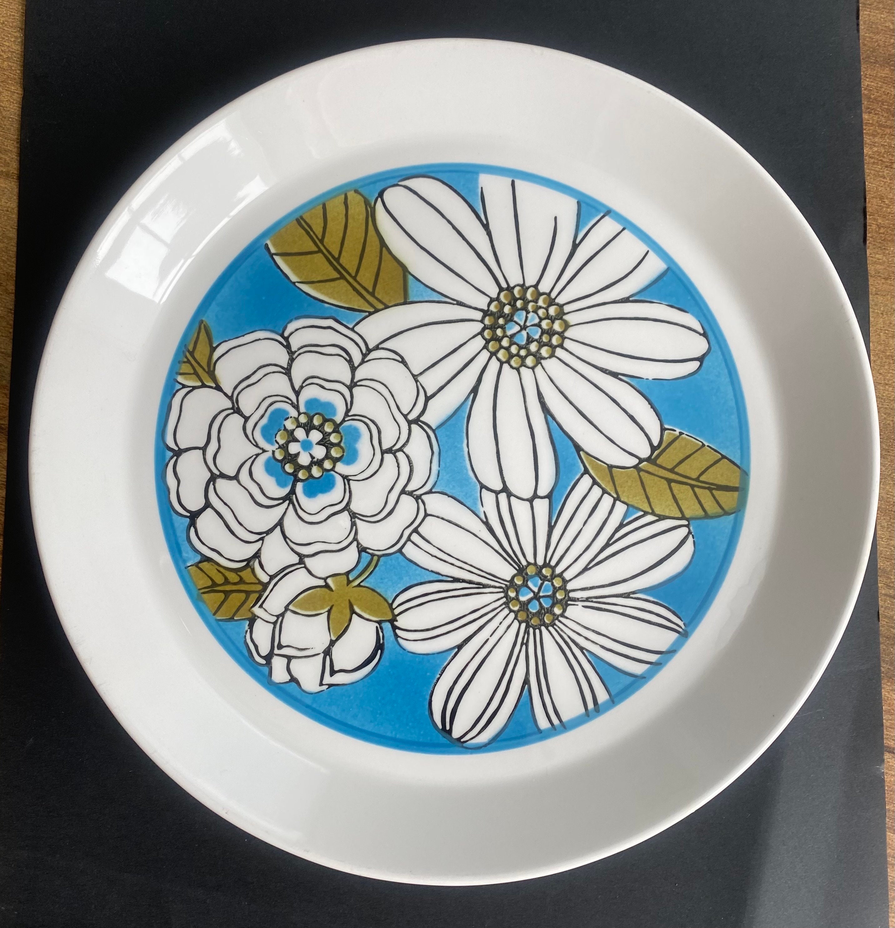 A.E.マルティ☆ファッションプレート『LE NID DE PINSONS』 Vintage Mikasa Damsel Plate Ben Seibel MCM Floral 7.5” Salad Plate