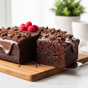 Recept voor vochtige chocoladetaart met ganache | Eenvoudig zelfgemaakt dessert | Onfeilbare bakgids (pdf)