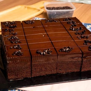 Chocolate Cake with Ganache Recipe PDF Printable, Dessert Recipe