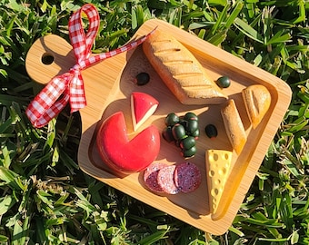 Miniature Clay Cheese Board - Etsy