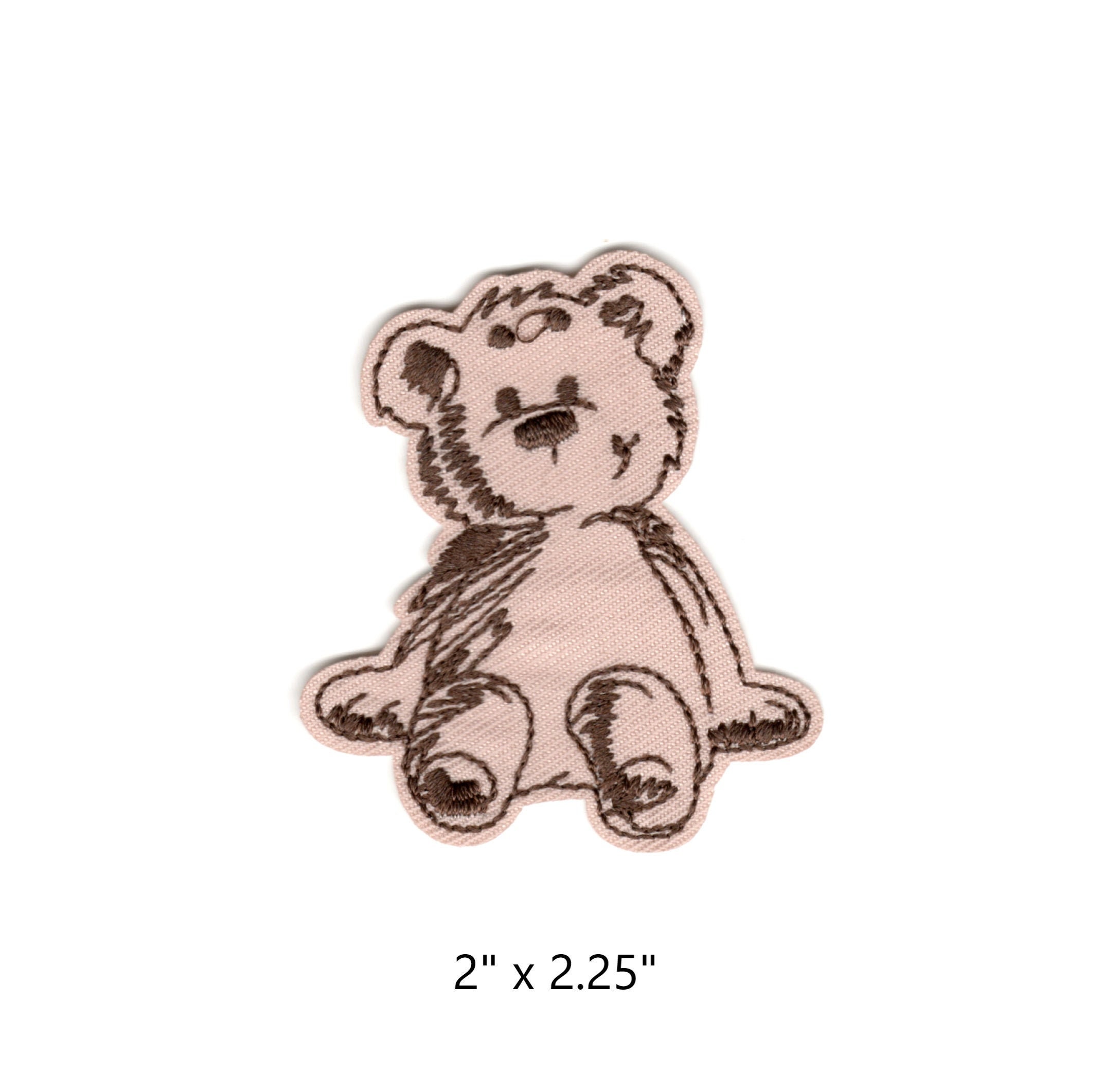 Cutest Little Teddy Bear Embroidered Iron and/or Sewon patch Etsy