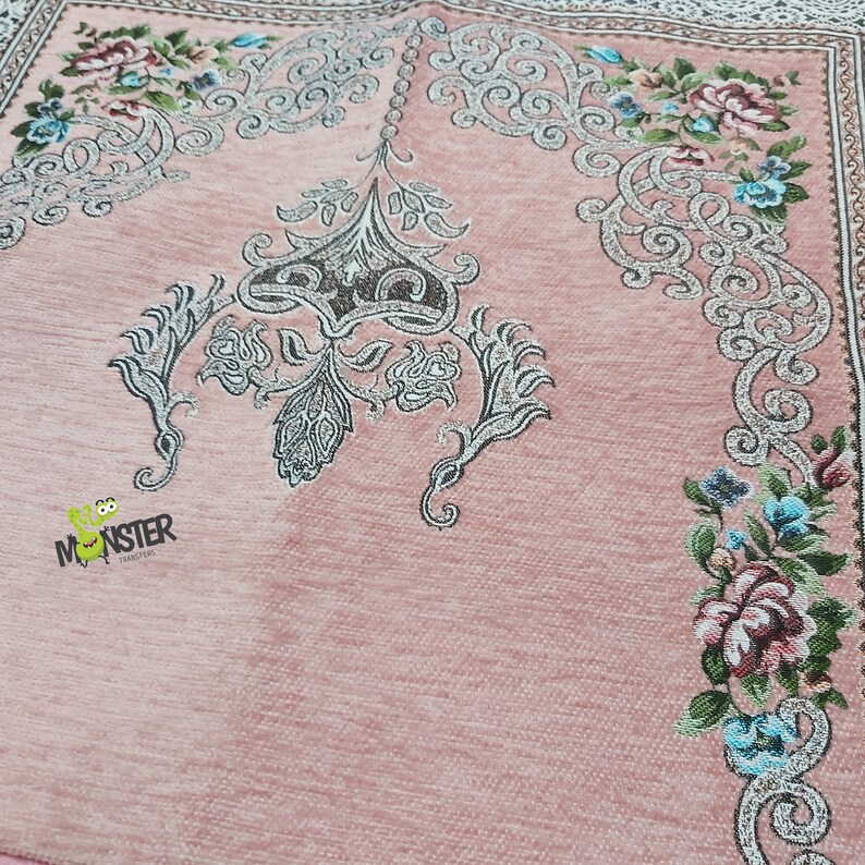 Personalized Prayer Mat With Embroidery Pink. Sejadah Salah Etsy UK
