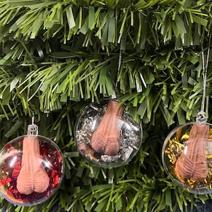 Kerstcadeau decoratie-ballen-balzak-testikels-grappig cadeau ornament